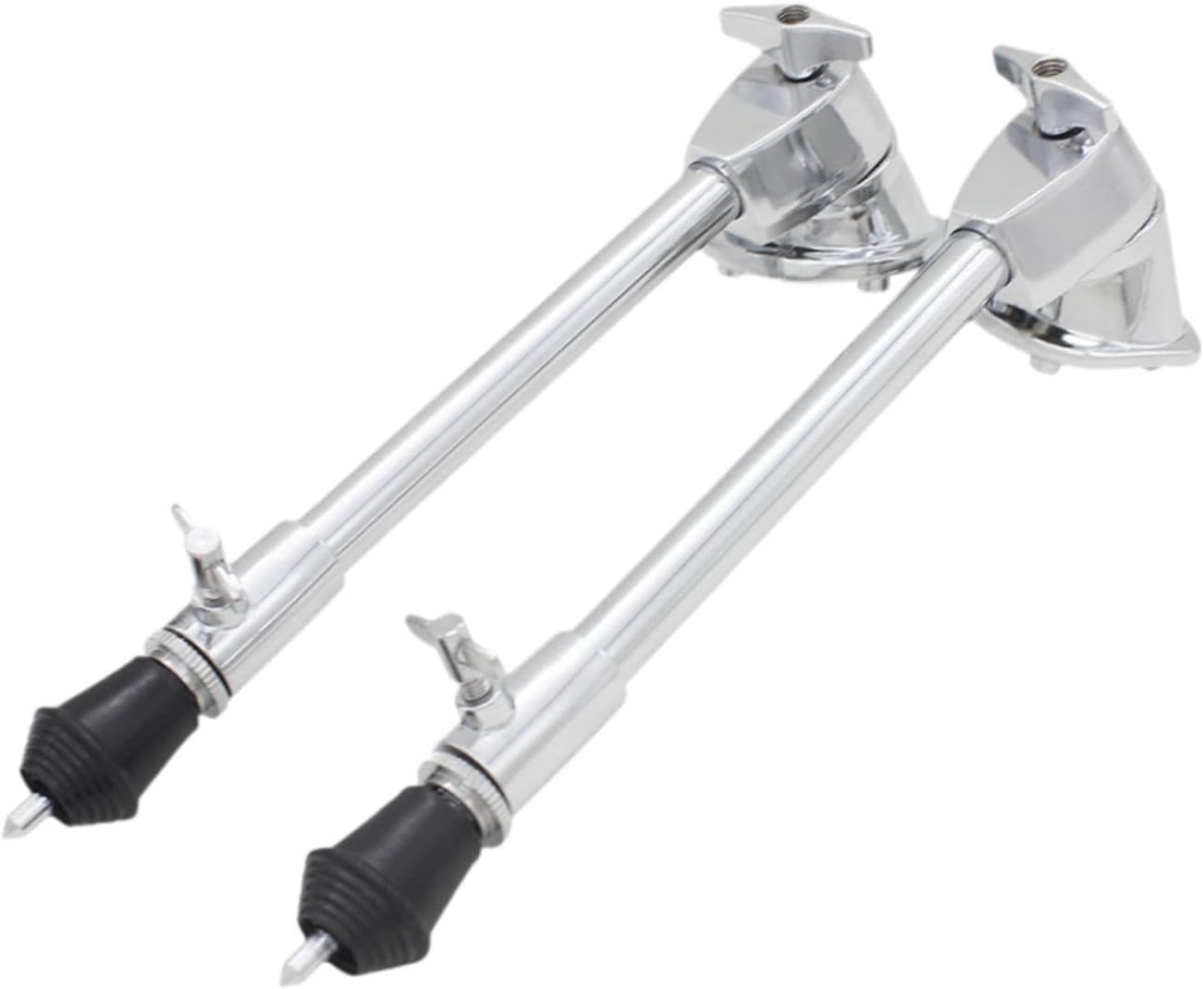 2X Bass Drum Legs Easy Installation Adjustable Practical Simple for Drum Hobbyists, Beginners Portable