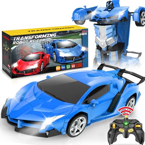 Dolanus Remote Control Car - Transform Robot RC Cars, Toys for Ages 5-7, Boys' Toys, Gifts for Boys & Kids
