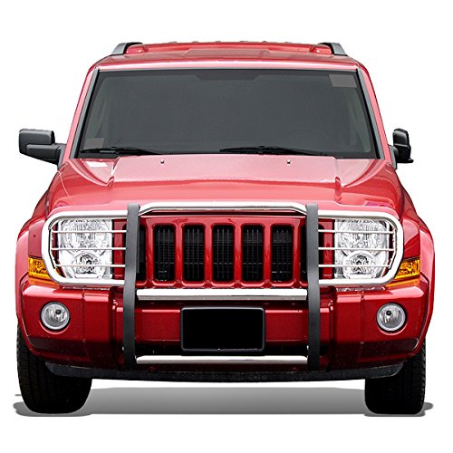 Image of DNA MOTORING GRILL-G-047-SS Front Bumper Brush Grille Guard,Silver
