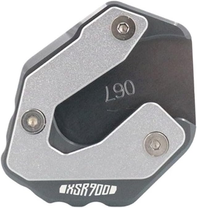 For YA&MAHA MT-09 XSR 900 Kickstand Foot Side Stand Extension Pad Support Plate(For TRACER-Red)