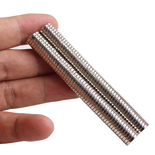 Diymag 120Pcs Refrigerator Magnets 10X2Mm Premium Brushed Nickel Small Round Cylinder Fridge Magnet, Perfect To Use As Office Magnets, Dry Erase Board Magnetic Pins, Whiteboard, Map Pins #TOP1