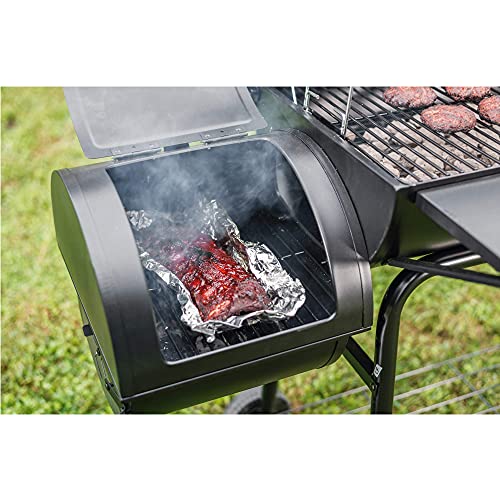 Product Image 4: Royal Gourmet CC1830SC Charcoal Grill Offset Smoker with Cover, 811 Square Inches, Black, Outdoor Camping