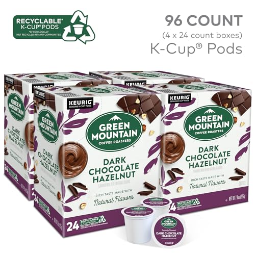 Image of Green Mountain Coffee Roasters Dark Chocolate Hazelnut Coffee, Keurig Single Serve K-Cup Pods, 96 Count