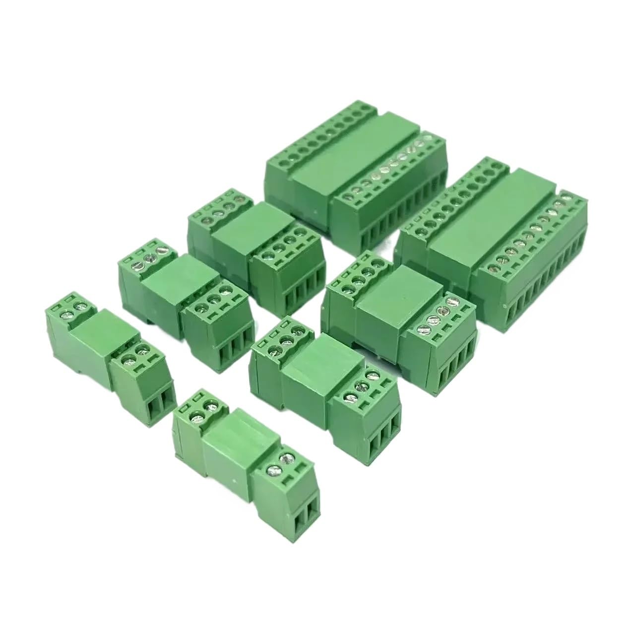 2,54 mm 2EDGRK 15EDGKP 2P/3P/4P/5P/6P/8P/12P-16PIN femmina maschio senza saldatura tipo PCB connettore terminale cavo (femmina solo 10 pezzi, 12P)