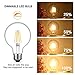 Dimmable Edison Led Globe Light Bulb G25, Kohree Led Vanity Light Bulb 4W (40W Equivalent), 2700k Warm White, E26 Base, ETL Listed, Pack of 6