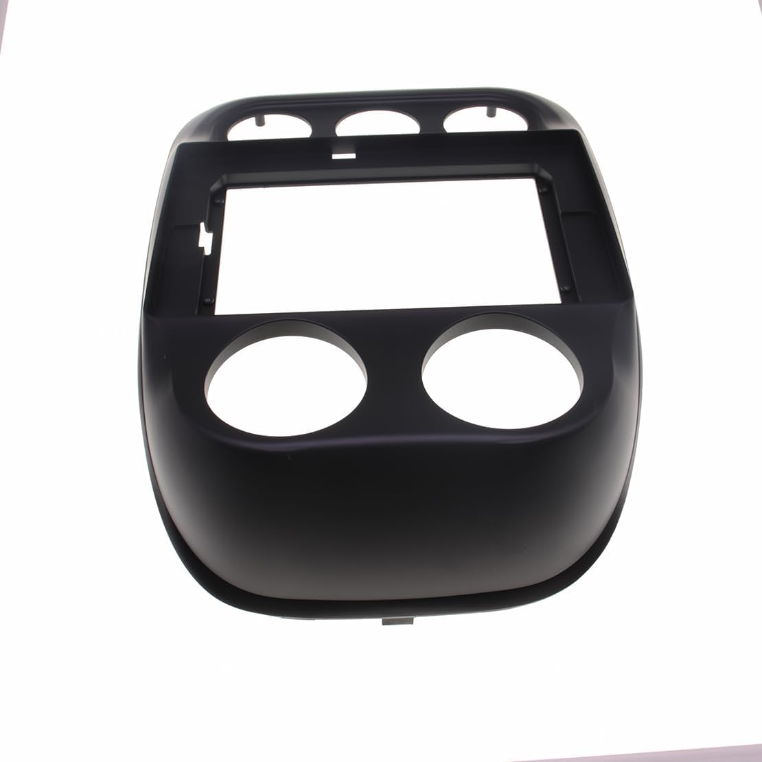 Car Stereo Radio Fascia Panel Trim Double 2 Din Frame Compatible With Jeep Compass 2010-2016
