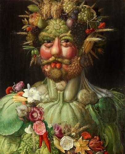 Murale Tableaux Toile Giuseppe Arcimboldo Vertumne Poster Déco 60x90