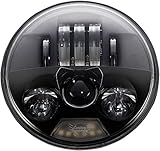 ProBEAM® 7' LED Headlamp for Harley-Davidson® - BLACK
