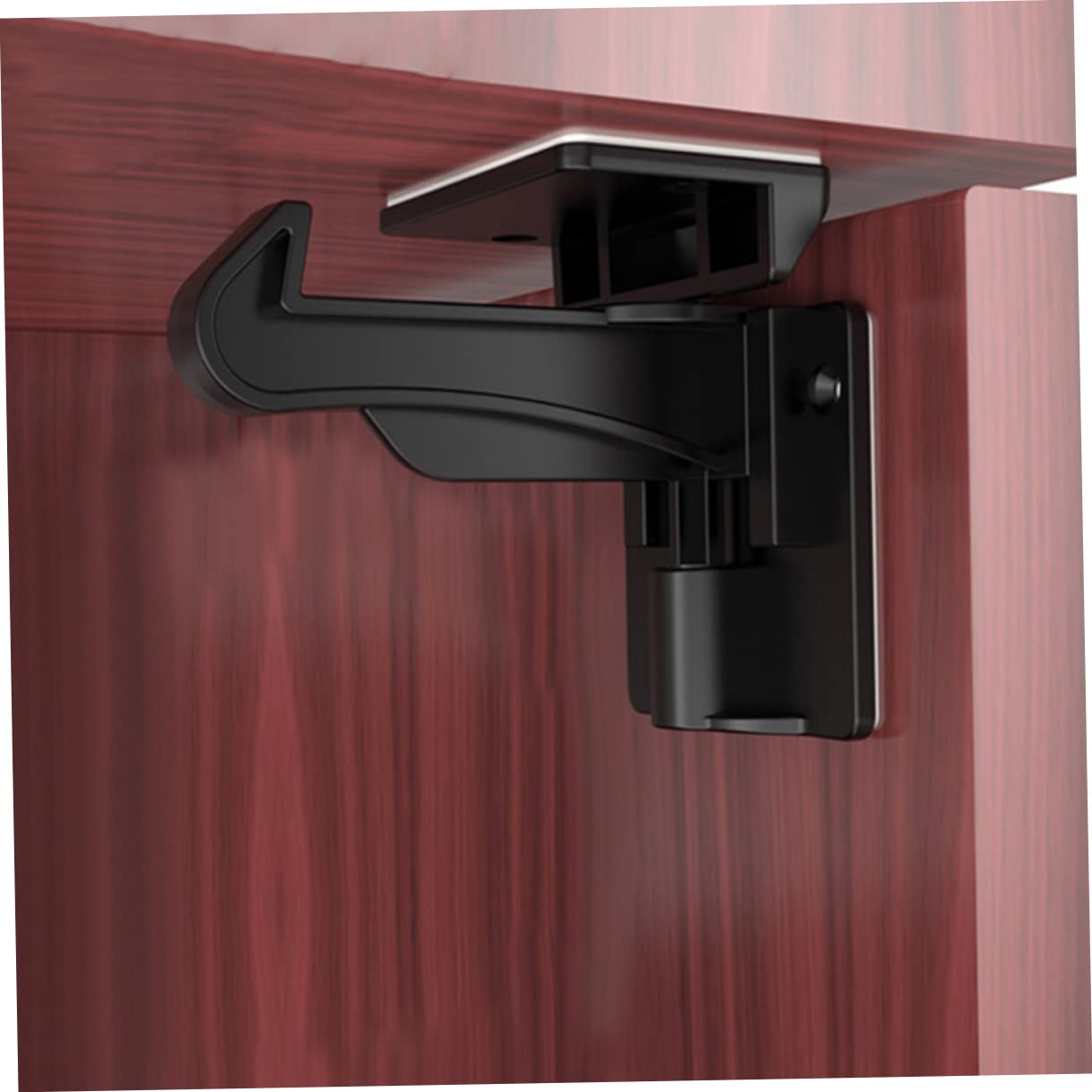 Chiusura Sicurezza per Cassetti Invisibile 10 Pezzi Nero Abs