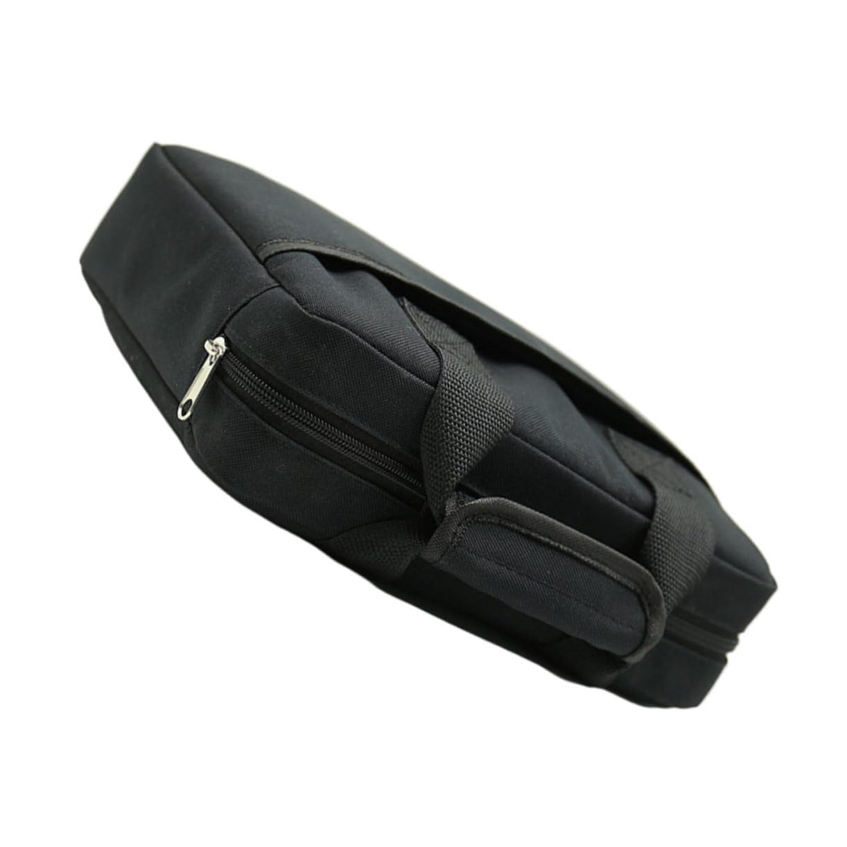 COSMEVIVI Hard Shell Guitar Effects Case Oxford Fabric Waterproof Storage Box Compact Gig Bag Comfortable Handle for Electric Guitar