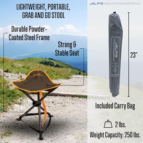Image of ALPS Mountaineering Tri-Leg Stool - Clay /Apricot, New