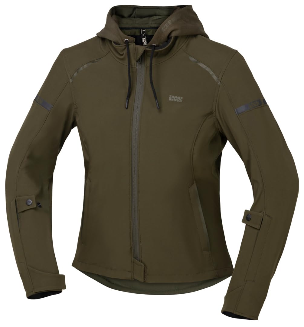 IXS Moto 2.0 Damska kurtka motocyklowa tekstylna, oliwkowy, L