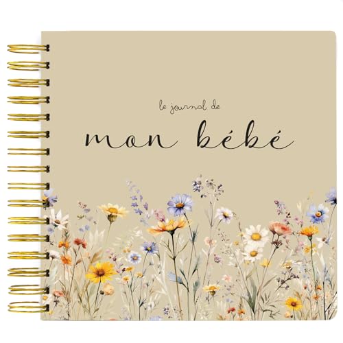 Susiko - Journal et Album de Souvenirs pour Bébé, Livre de Photos et Mémoires jusqu'à 5 Ans, Cadeau pour Mamans et Nouveaux-nés, avec Pochette et Affiche à Encadrer