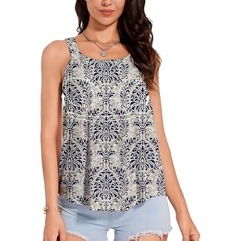 ANYFITTING Women's Padded Halter Tank Top Cover