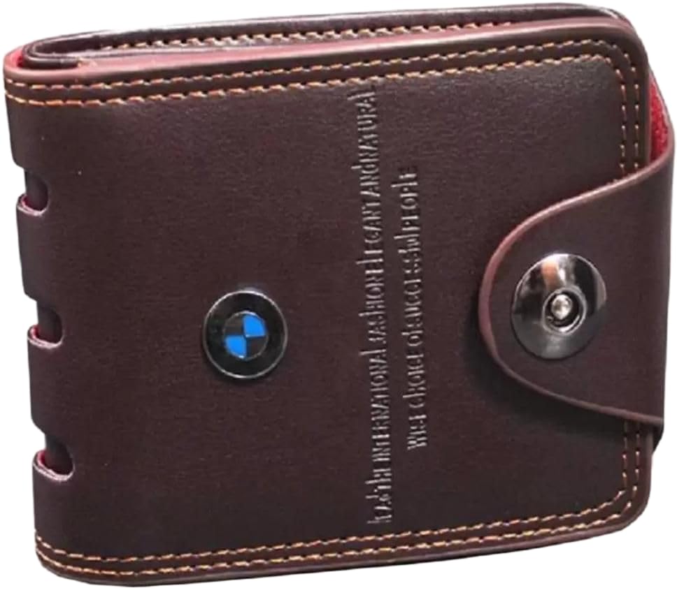 Men Formal Brown Artificial Leather Wallet (12 Card Slots)-Men’s Wallet and Card Holder with Secure Storage-image-43