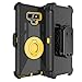 Fingic Heavy Duty Holster Clip Case for Samsung Note 9 - Full Body Protective Cover With Kickstand for Men, Yellow