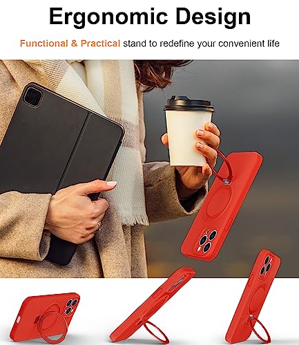 Coque silicone iPhone 14 Pro Max STERKER rouge magsafe - 2