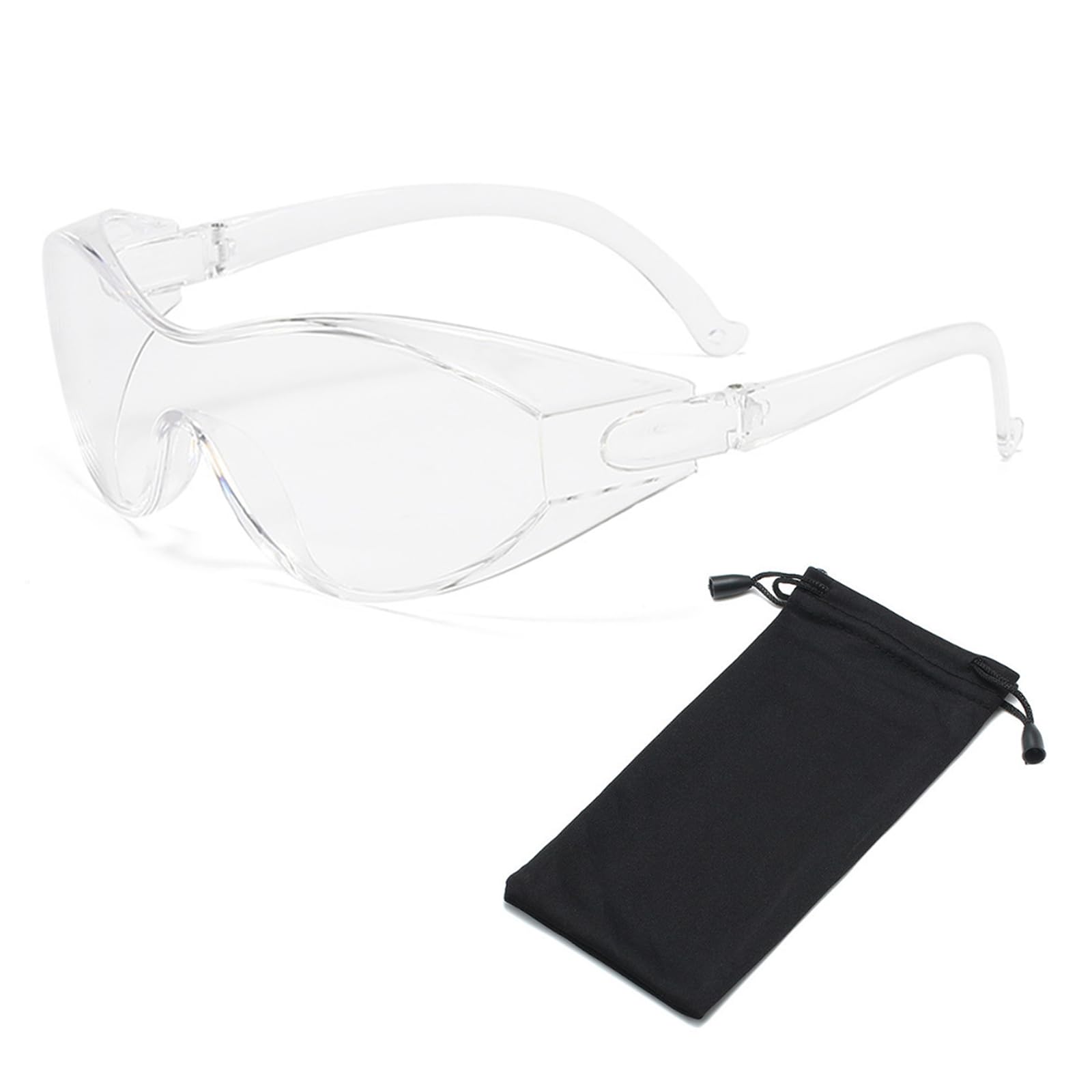 CHENGZI One-piece cycling goggles laser protective goggles (White)