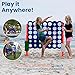ECR4Kids Jumbo 4-to-Score Giant Game Set, Backyard Games for Kids, Jumbo Connect-All-4 Game Set, Indoor or Outdoor Game, Adult and Family Fun Game, Easy to Transport, 4 Feet Tall, Blue and Orange