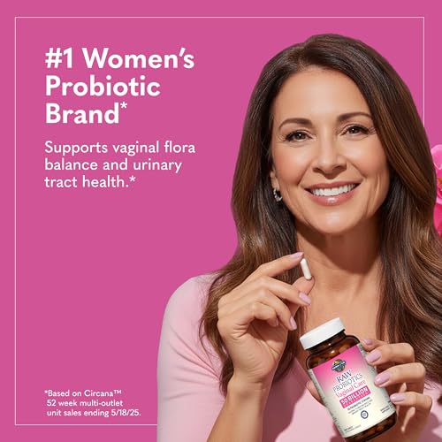 Image of Garden of Life Raw Probiotics Vaginal Care - 50 Billion CFU - 38 Probiotic Strains - Supports Vaginal & Urinary Tract Health* - 30 Vegetarian Capsules