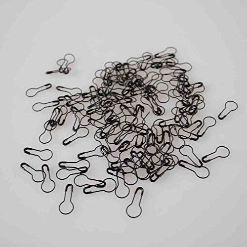 1000pcs 0.85 Inch Black Metal Gourd Pin bulb Pin calabash Pin Bead Needle Pins
