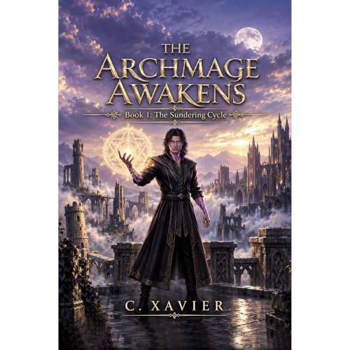 The Archmage Awakens Audiolibro Por C Xavier arte de portada