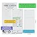 600 AT-4500 Time Cards, 12-Packs of 50ea Time Cards Specifically Designed for AT-4500 Time Clocks, 2-Sided, Numbered #1–#50, Individually Packaged (600)