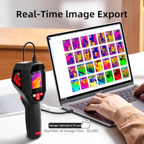 BSIDE HX3 Wärmebildkamera Hochauflösende 240x240 Handheld Thermal Camera mit 15 Farbpaletten Infrarot Wärmekamera 25Hz Bildwiederholrate -4-1022°F für Wasserlecks HVAC KFZ Elektronik Reparatur