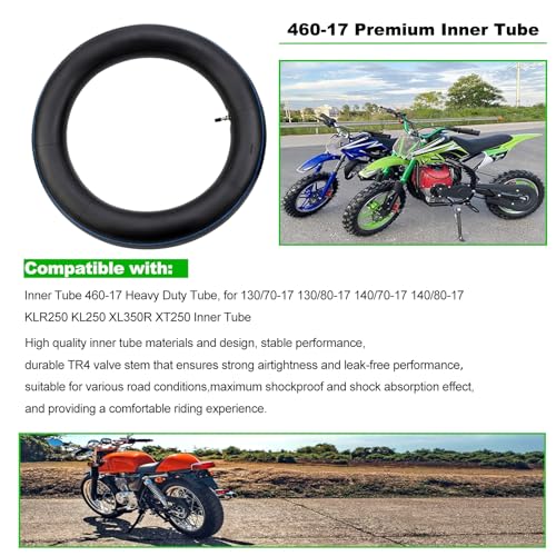 Image of 460-17 Inner Tube 130 /80-17 Motorcycle Heavy Duty Tire Inner Tube