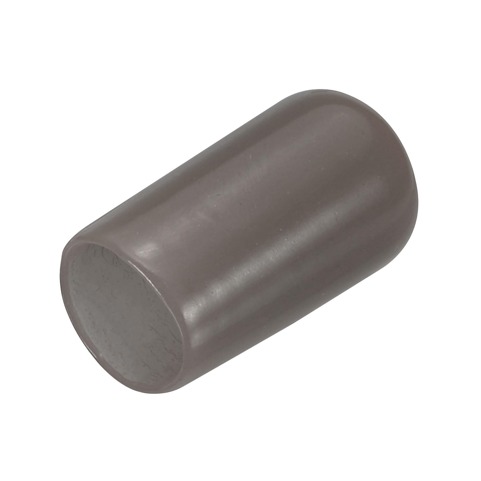 uxcell 20pcs Rubber End Caps 10mm(3/8") ID Vinyl PVC Round Tube Bolt Cap Cover Screw Thread Protectors,Brown