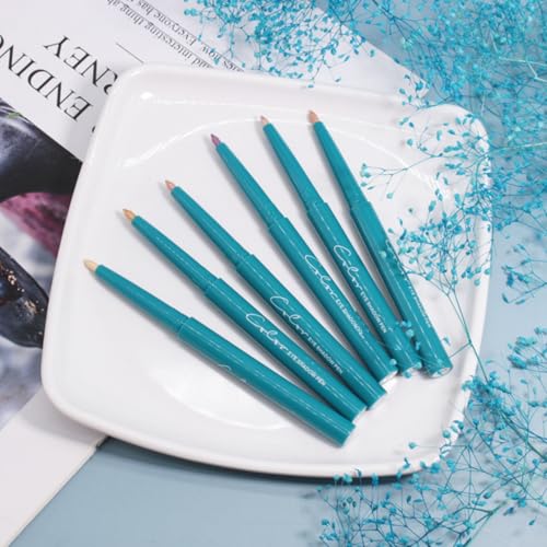 Delineador Lápiz Waterproof Azul Turquesa Profesional miniatura 7