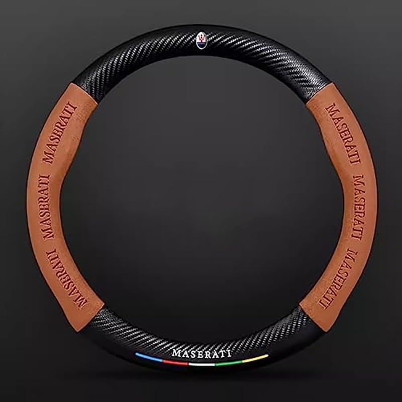 Anti skid steering wheel cover breathable car accessories men women, for Suzuki Kizashi 2009-2016Maserati Ghibli lll (M157) Trofeo/S/S Q4 / Modena/GT 2013-pr,C