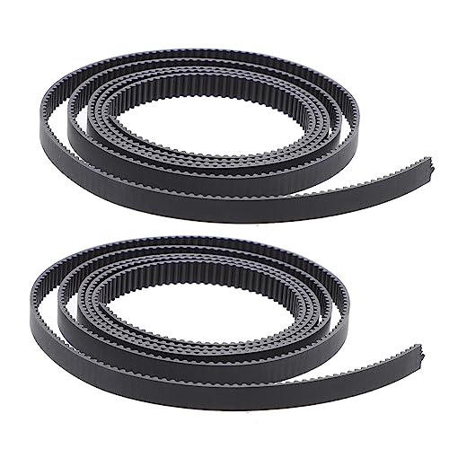 Gt2 Rubber 3d Printer Timing Belt 6mm Open Loop 2pcs