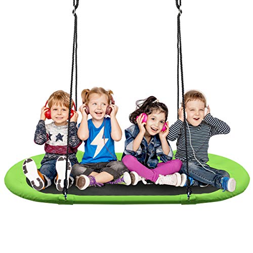 COSTWAY 60 inch Kids Nest Swing