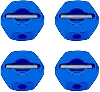 Vista 3 de Globact 8 piezas 1/10 0.472 in aluminio rueda hexagonal tuercas con pernos tornillos para coche RC 1/10 Traxxas Slash Traxxas Slash 2WD Hsp Redcat