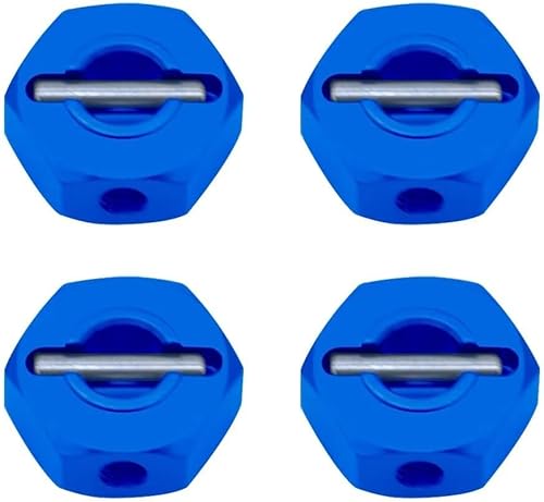 Miniatura 3 de Globact 8 piezas 1/10 0.472 in aluminio rueda hexagonal tuercas con pernos tornillos para coche RC 1/10 Traxxas Slash Traxxas Slash 2WD Hsp Redcat