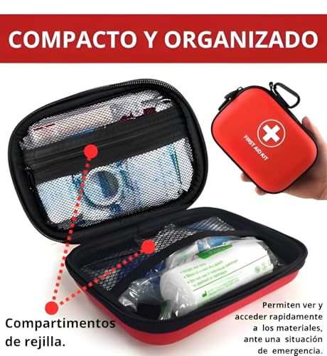 Variante de Genérico botiquín compacto 16×12×6 cm para peregrinos