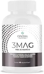 3MAG Pool de Magnésio - 90 Cápsulas - Central Nutrition | Suplemento Premium em Cápsulas de Magnésio