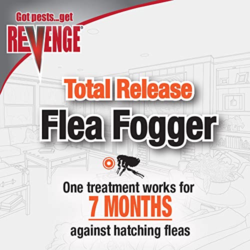Bonide 4613 Fogger, Revenge Total Release, Pack Of 3 6 Oz Ready-To-Use Cans, Long Lasting Formula Kills Fleas thumb #6