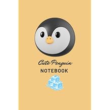 Cute Penguin Notebook Grid notebook for writing - for kids, teens, and adults