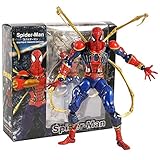 WXFQX Marvel Avengers Infinity War Iron Spider Statue Spiderman PVC Figura Figura Coleccionable Modelo Superhéroe Muñeca de Juguete Regalos para niños (Color : N 16.5cm)