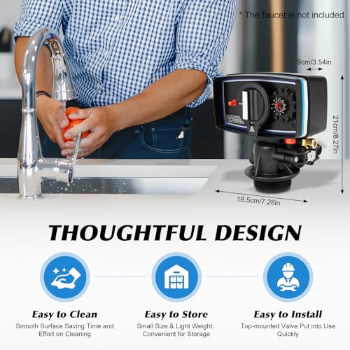 Control automático de válvula temporizadora para ablandador de agua 5600 miniatura 6