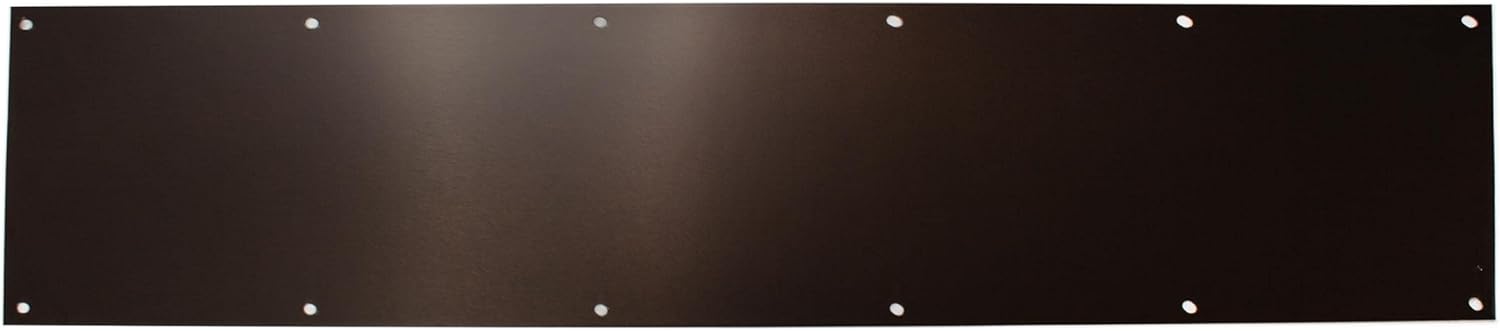 Stone Harbor Hardware Kick Plate with Screws, 8" x 34", Oil-Rubbed Bronze
