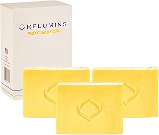 Relumins Authentic Professional Clear Soap with Calamansi & Salicylic Acid – Holidays Deep Cleansing & Exfoliating Bar for Smooth, Refined, and Balanced Skin – 135g x 10 Bars