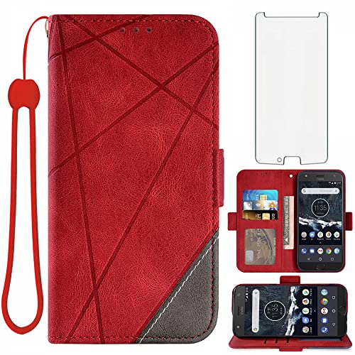 Asuwish Compatible with Motorola Moto X4 Wallet Case...