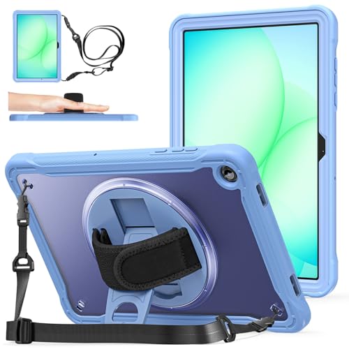 Coque Samsung Galaxy Tab A11 Plus en polycarbonate givré transparent violet