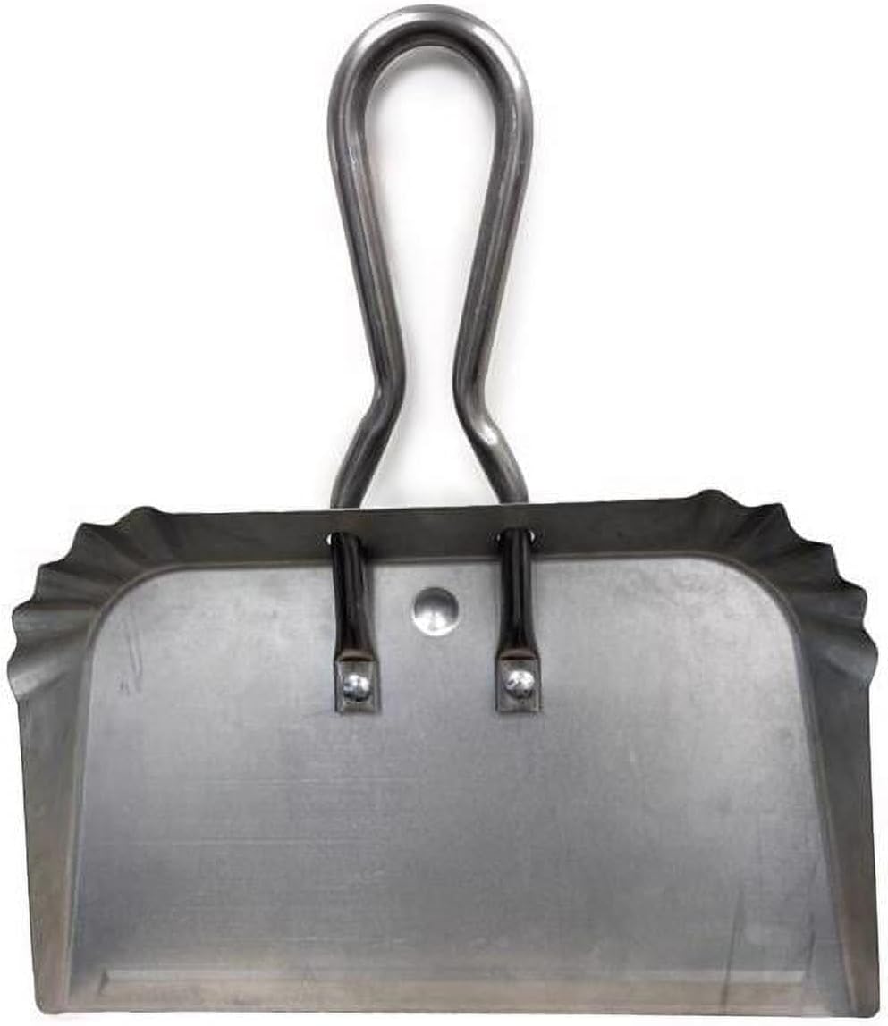 212 Main 18 x 17 in. Steel Heavy Duty Dust Pan Silver