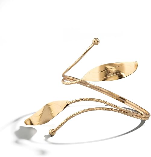 Shining Diva Fashion Gold Plated Stylish Kada Bajuband Bracelet Armlet for Women and Girls (16648b)
