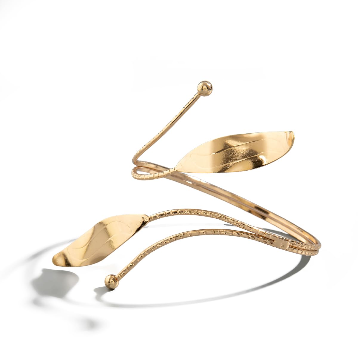 Shining Diva Fashion Gold Plated Stylish Kada Bajuband Bracelet Armlet for Women and Girls (16648b)