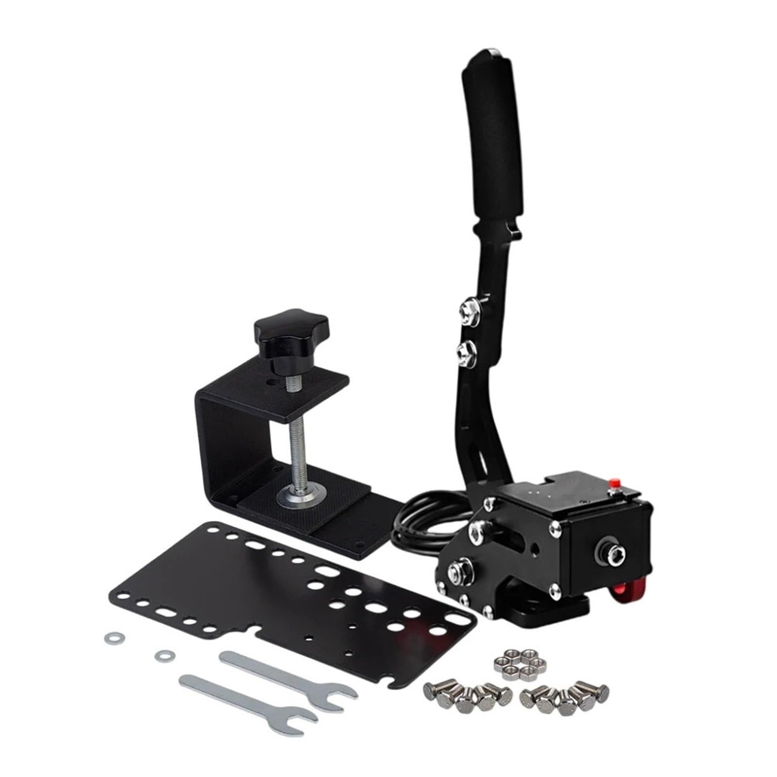 Dźwignia Hamulca Ręcznego Samochodu Aluminiowy hamulec ręczny USB do SIM Racing Logitech G25/G27/G29 T500 FANATEC DIRT RALLY z płytą stałą i zaciskiem